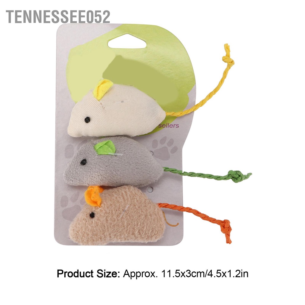 Tennessee052 Đồ chơi mô phỏng chuột sang trọng tương tác cho mèo trong nhà và con