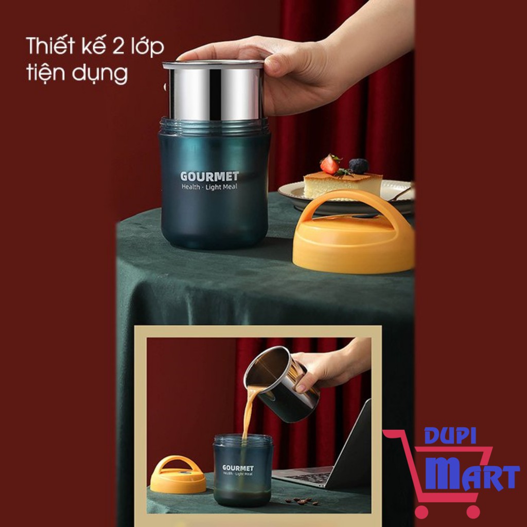 [SIÊU TIỆN ÍCH] Bình ủ nóng gourmet 500ml -Hộp Giữ nhiệt Hâm Nóng Đồ Ăn - DupiMart