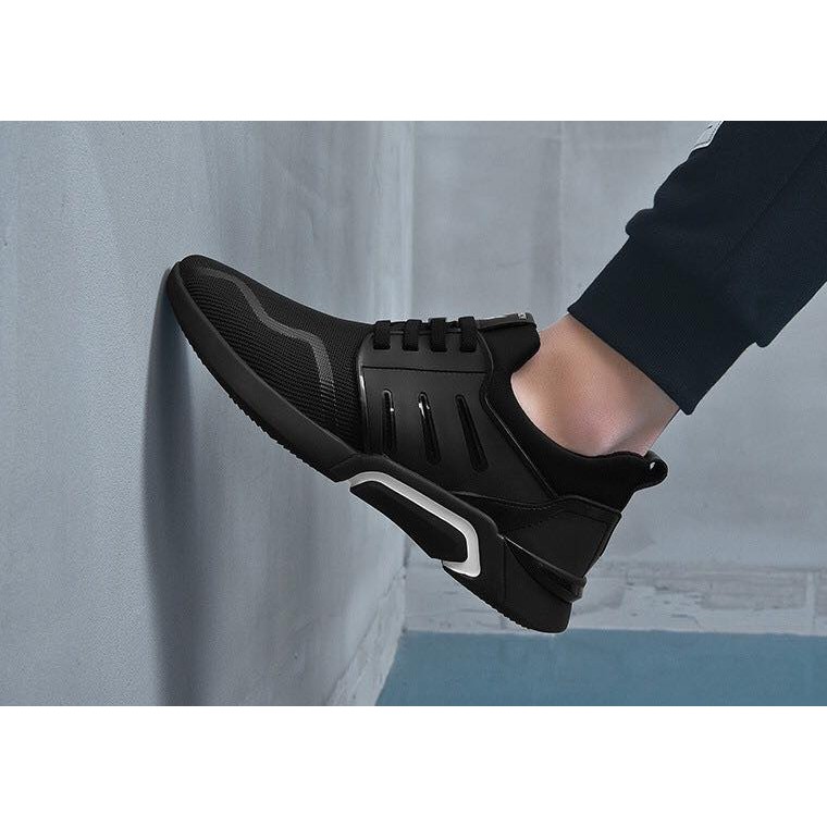 ( Sẵn Hàng ) Giày Thể Thao Sneakers- G29- Thái Lan - Đen Đế Cao Su Đúc