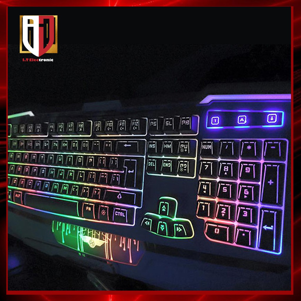 Bàn Phím Máy Vi Tính Gaming Led Newmen KB813 - Keyboard Bàn Phím Gaming Laptop Pc Có Dây Chuyên Game