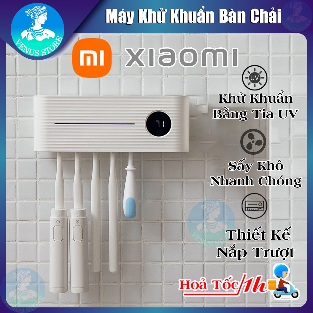 Kệ Đựng Bàn Chải Xiaomi - Máy Khử Khuẩn Bàn Chải Xiaomi - Máy Tiệt Trùng Bàn Chải Đánh Răng Tự Động Bằng Tia UV Xiaomi