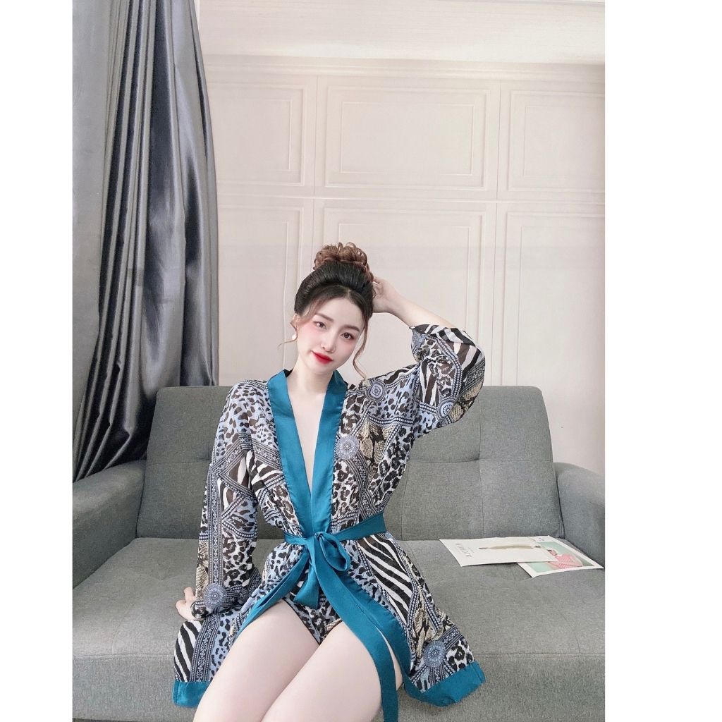 Váy ngủ áo choàng ❣️FREE SHIP❣️ Đầm ngủ sexy lụa Chiffon Chất Siêu Mát Dáng Siêu Xinh <70kg | BigBuy360 - bigbuy360.vn