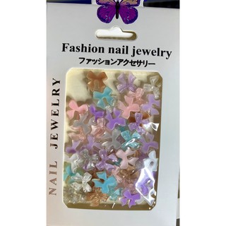 Charm nơ nhún nail đính móng