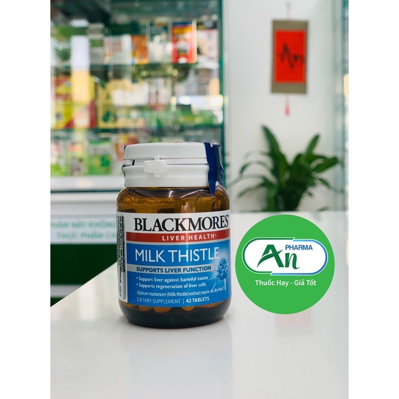 [CHINH HANG] Viên uống Bổ Gan ,Mát Gan ,Giải Độc Gan Blackmores Milk Thistle -Lọ 42 viên
