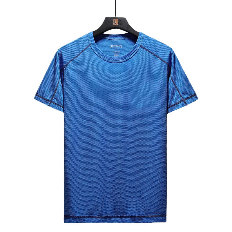 Áo Thun Dáng Ôm Thoáng Khí Nhanh Khô Size M-7XL Phong Cách Hàn Quốc Cho Nam