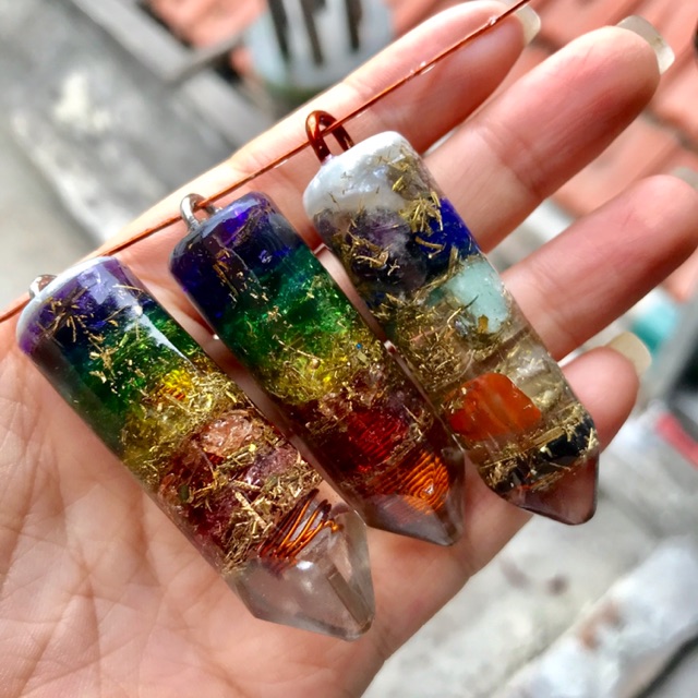 [HCM] Mặt đeo năng lượng orgonite 7 luân xa