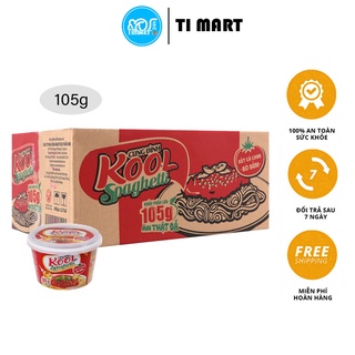 Thùng 12 tô mì trộn Cung Đình Kool Spaghetti 105g