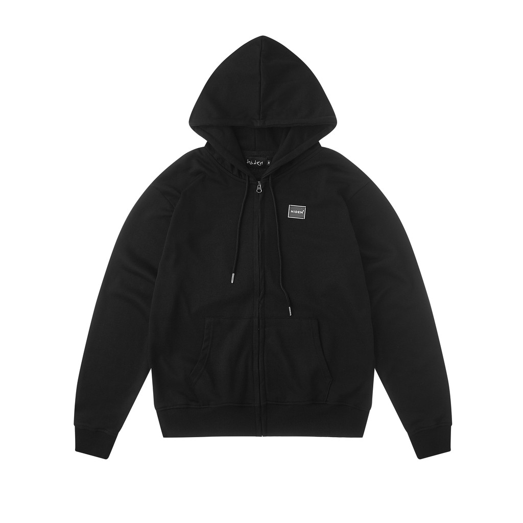 Áo HIDEN hoodie zip 2.0 - đen | BigBuy360 - bigbuy360.vn