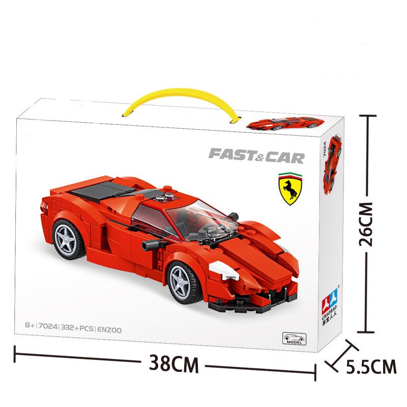 Đồ chơi xếp hình lắp ghép xe oto siêu xe cực chất