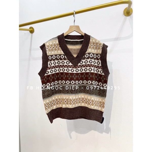 áo gile thổ cẩm cho nữ | BigBuy360 - bigbuy360.vn