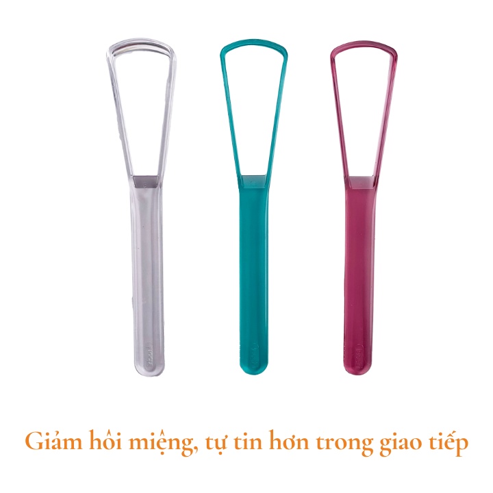 Đồ cạo lưỡi, dụng cụ vệ sinh lưỡi, làm sạch chăm sóc răng miệng Nhật Bản Inochi Okina giảm hôi miệng, vi khuẩn Vapu HCM