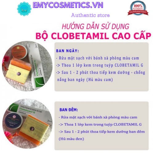 [Hàng loại 1]Bộ nám cao cấp Clobetamil G Thái Lan