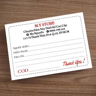 Phiếu gửi hàng My Store 400 tờ