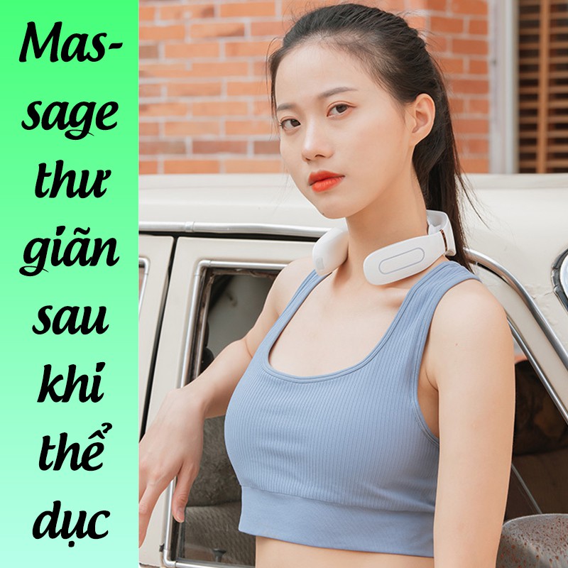 Máy Massage Cổ Vai Gáy, Massage cơ thể Rung Tần Số Cao, Đánh Tan Mệt Mỏi Giảm Đau Bảo Hành [12 TH] QStore