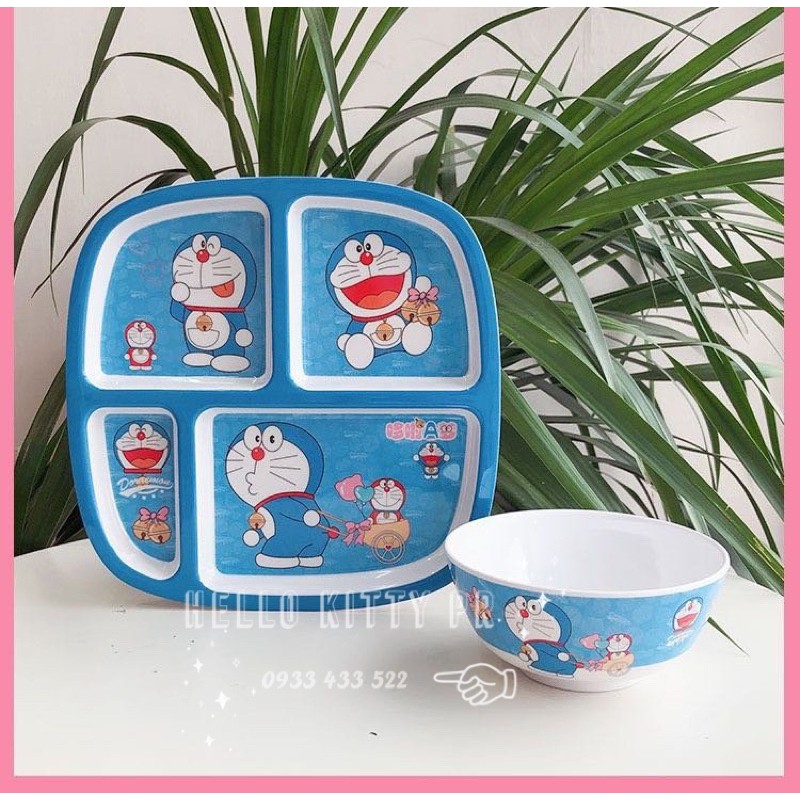 Khay 4 ngăn HelloKitty - Doremon Doraemon