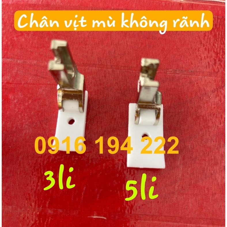 Chân vịt mù 1 lỗ máy công nghiệp 1 kim