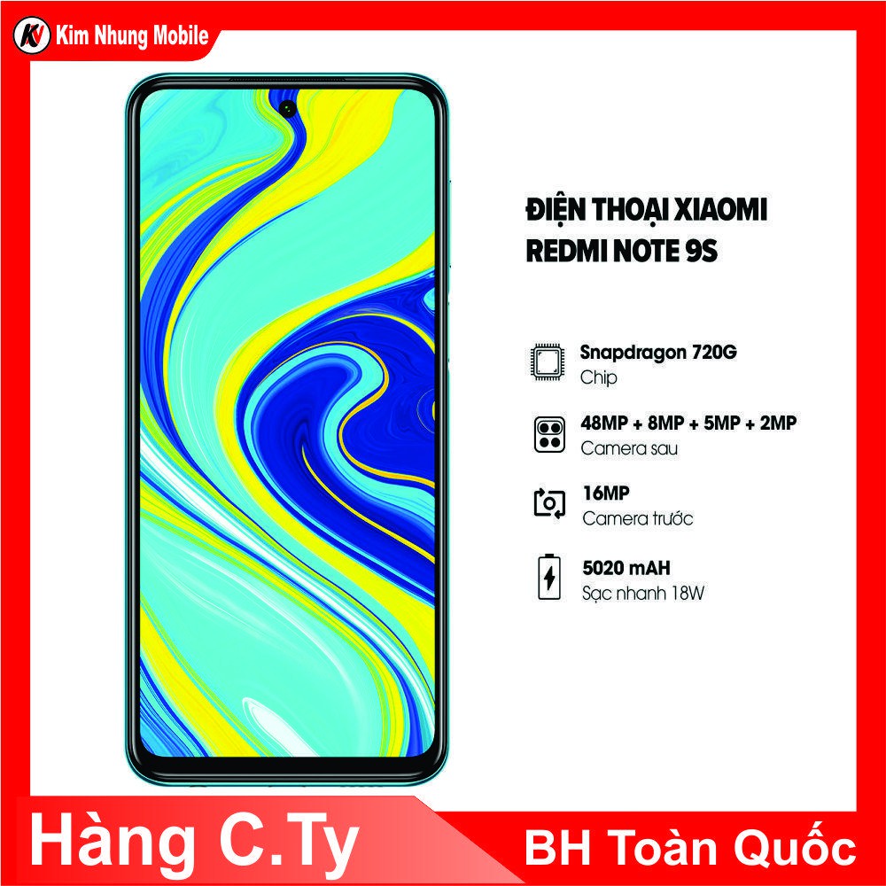 Điện thoại Xiaomi Redmi Note 9S (4GB/64GB) - HÀNG CHÍNH HÃNG | BigBuy360 - bigbuy360.vn
