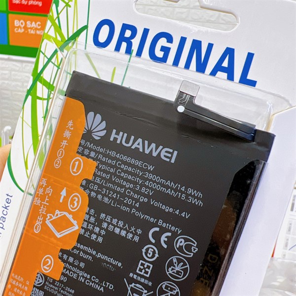 Pin zin công ty HB406689ECW Huawei Y7 2019 / Y7 Pro 2019 / Y7 Prime 2019 / Y9 2019 / Y9 Pro 2019