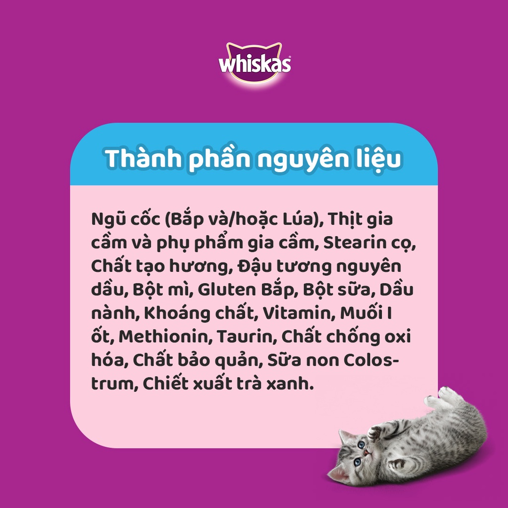 Thức ăn mèo con Whiskas 450g