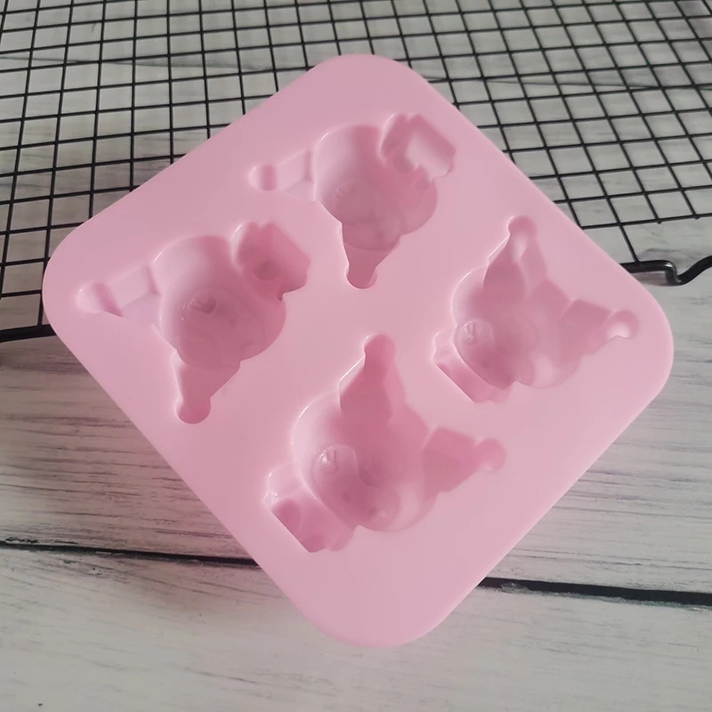 Kawaiii Sanrios Kuromi My Melody Cinnamoroll Khay làm đá viên silicon hoạt hình ✷ ❈ Khuôn khắc sô cô la Fondant Whisky Rượu Cocktail Khuôn DIY Tool