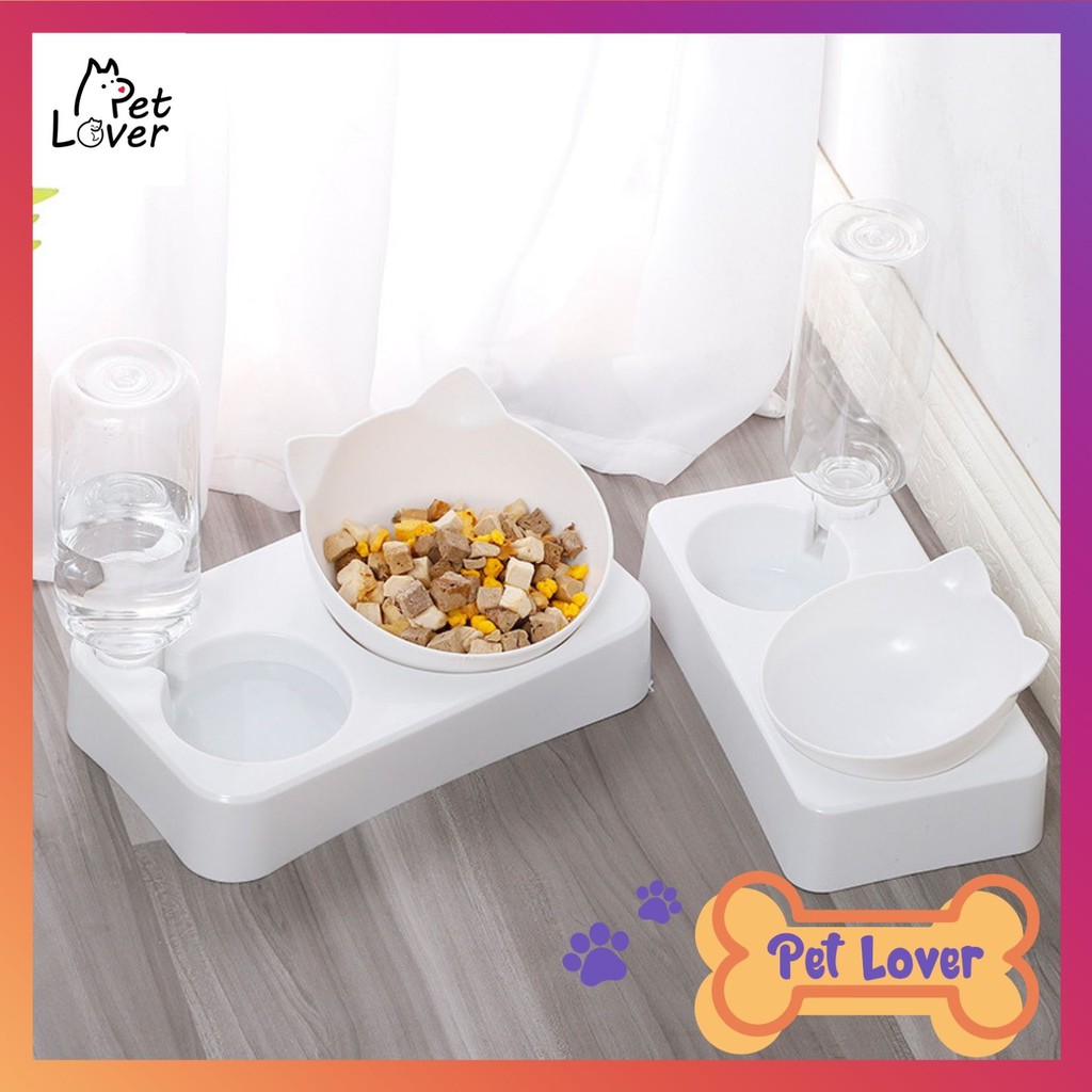 [FREESHIP] Bát ăn cho mèo, bát ăn cho chó mèo, siêu đẹp và tiện dụng, dễ dàng vệ sinh sạch sẽ - Petlover