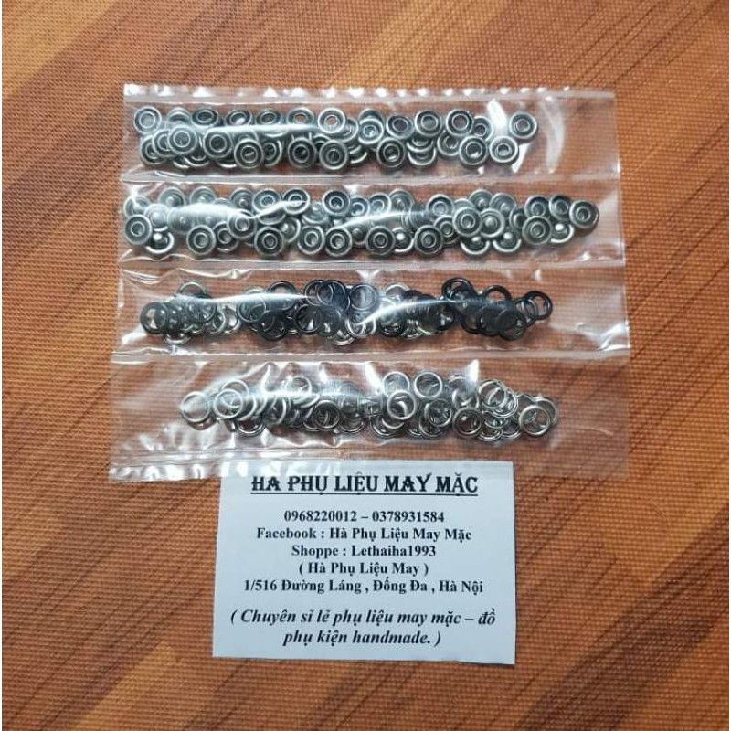 Cúc bấm vành 4 chi tiết
