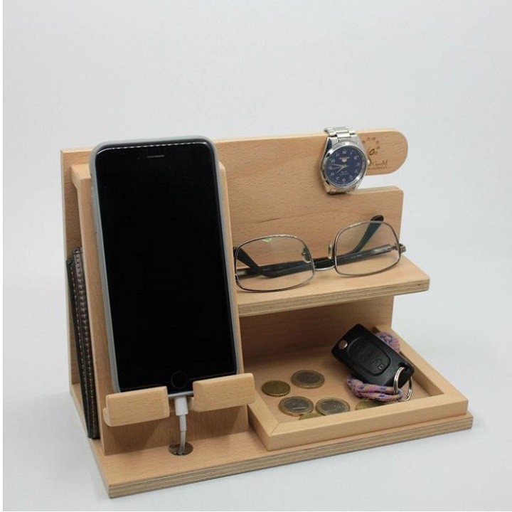 Giá Đỡ Điện Thoại Đa Năng Tinh Tế Bằng Gỗ | BigBuy360 - bigbuy360.vn