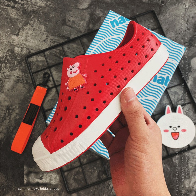 (TẶNG BOX+ GIÁ SỈ) Giày Native Nam Nữ Siêu Nhẹ Giày Lười Cao Cấp