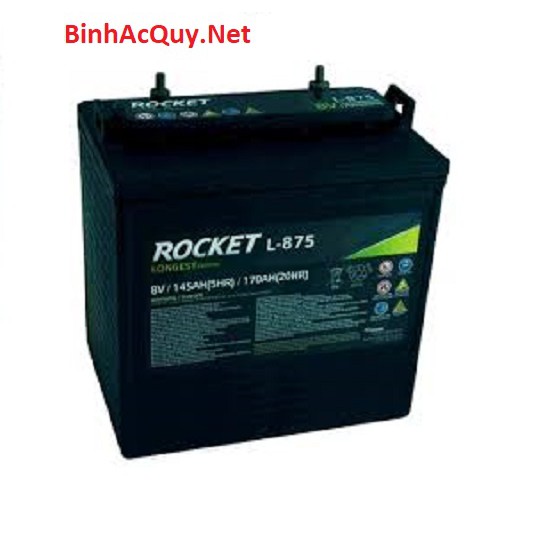 Bình ắc quy Rocket L-875 8V-170AH xe Golf