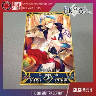 Thẻ bài custom card bánh xốp anime Fate/Grand Order FGO để sưu tầm tự chọn Gilgamesh