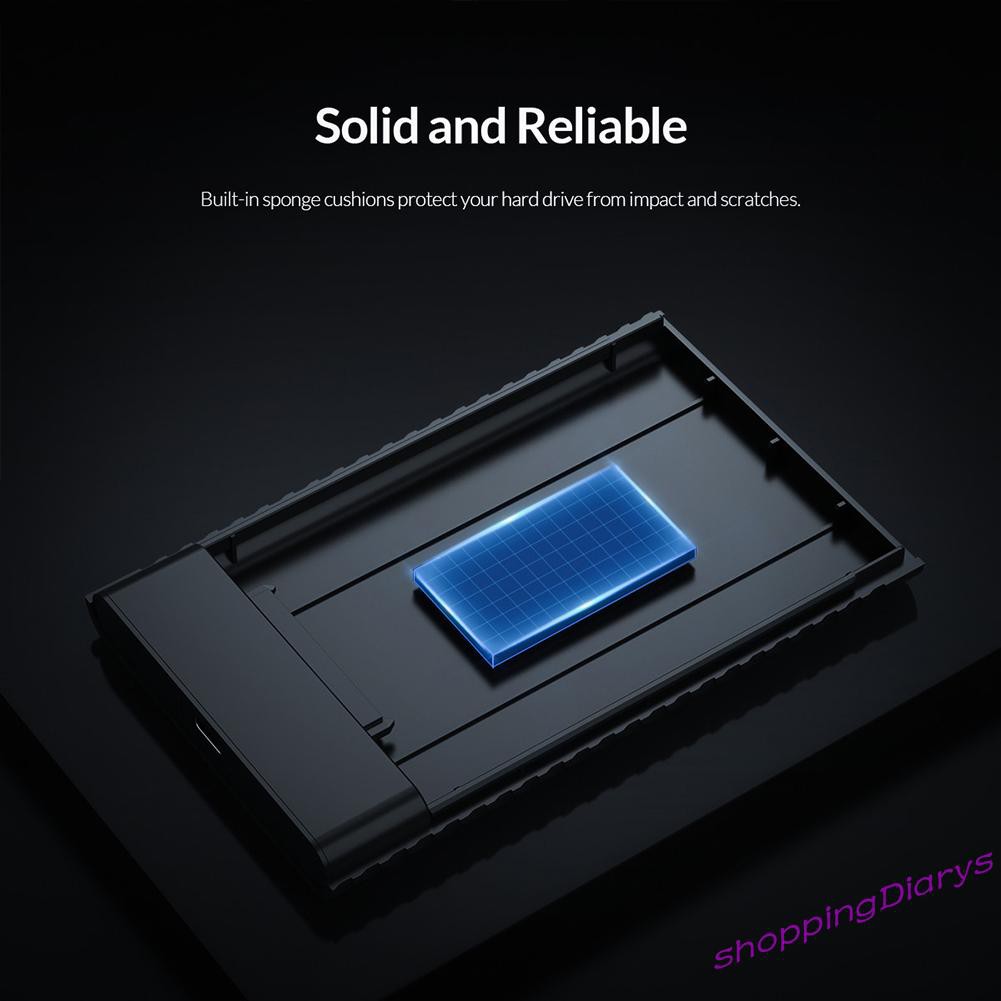 Hộp Đựng Ổ Cứng Ngoài Sh Orico 2520c3 Type-C Hdd Ssd 4tb 2.5 Inch Sata | BigBuy360 - bigbuy360.vn