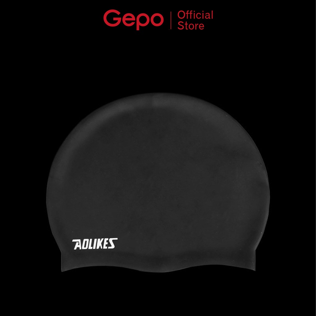 Mũ bơi bằng silicon kiểu dáng thể thao chống thấm nước Aolikes YM-5010