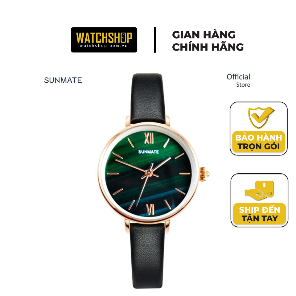 Đồng hồ Nữ SUNMATE S20021LA Máy Pin Kính Khoáng