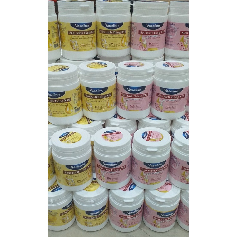 Siêu kích trắng vaseline x10