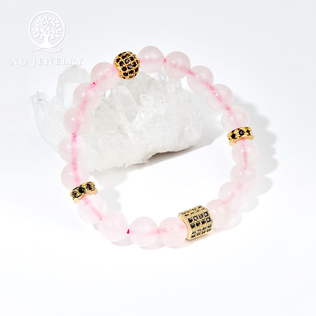 Vòng tay phối 3 charm si - NQ Jewelry