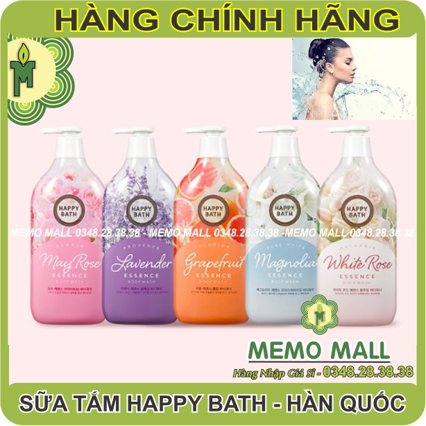 (DATE MỚI) Sữa tắm Happy Bath HÀN QUỐC CAO CẤP - DƯỠNG ẨM - THƠM CỰC