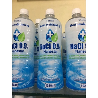 Nước muối NANOSTAR NACL 0,9% 1020ml