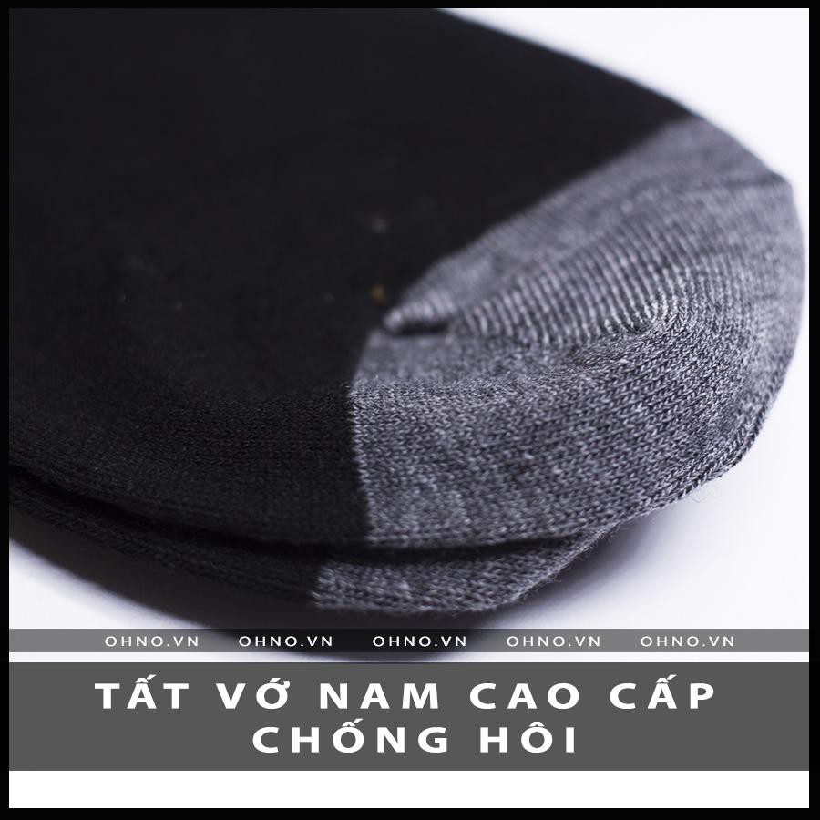 Tất Vớ Nam Công Sở Cổ Ngắn Cao Cấp Chống Khử Mùi Hôi Chân 100% COTTON – OHNO Việt Nam