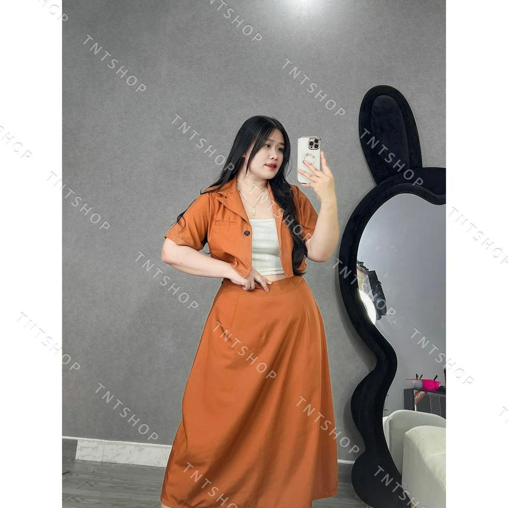 SET VEST 3 MÓN CHÂN VÁY DÀI [TNT SHOP BIGSIZE 60KG 90KG]