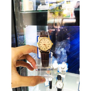 Đồng hồ dây da nữ Casio LTP-V001GL-9BUDF