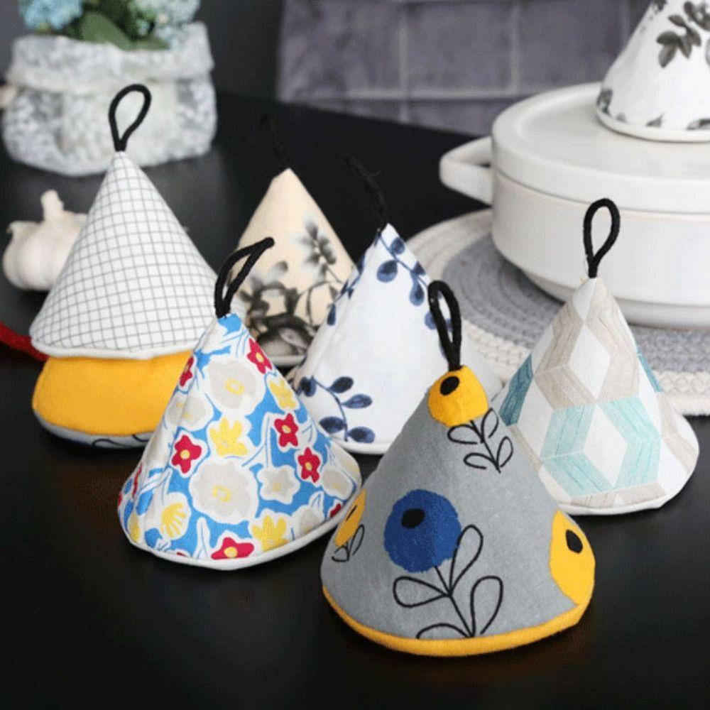 YIYU 1 Dụng Cụ Kẹp Nồi Chống Bỏng Bằng Cotton Đa Năng Tiện Dụng Ốp