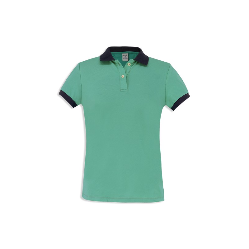 Áo Polo Nữ Phối Bo Ngắn Tay 9437 Sea Collection