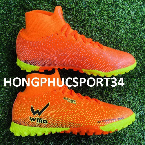 [NHIỀU MÀU] Giày đá bóng sân cỏ nhân tạo WIKA SUPERSPEED - Khâu kín đế 100% -TẶNG TẤT CT
