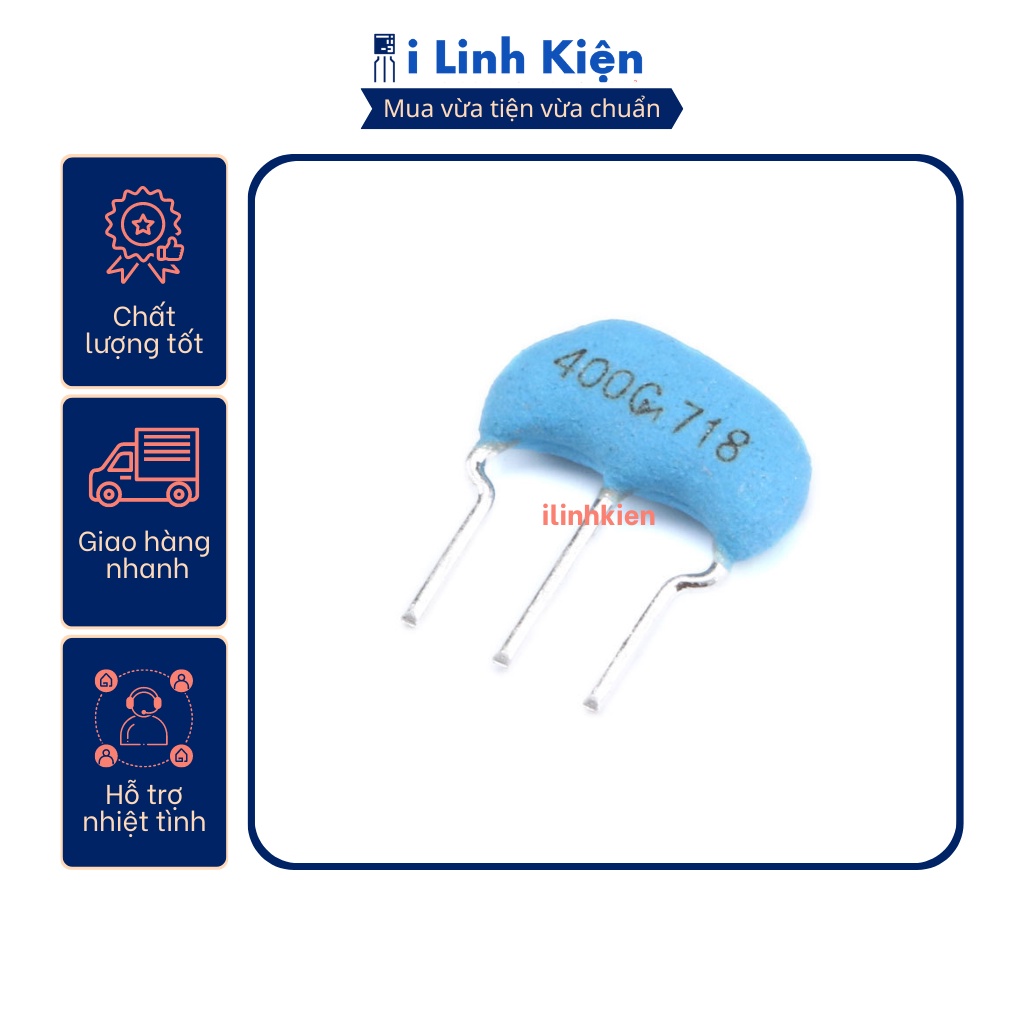 Thạch anh 3 chân 4Mhz chân cắm loại tốt