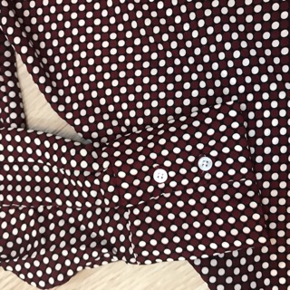 áo sơ mi zara chấm bi (sẵn hàng)