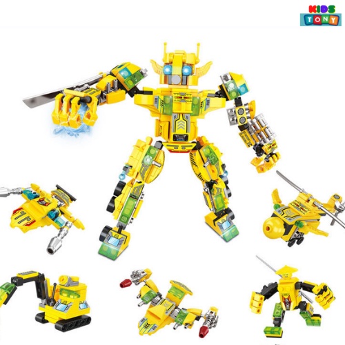 Đồ chơi lắp ráp LEGO Robot Chiến binh, người máy  Wasp Mech và các loại máy bay và xe, Siêu ngầu, Giáo dục sớm