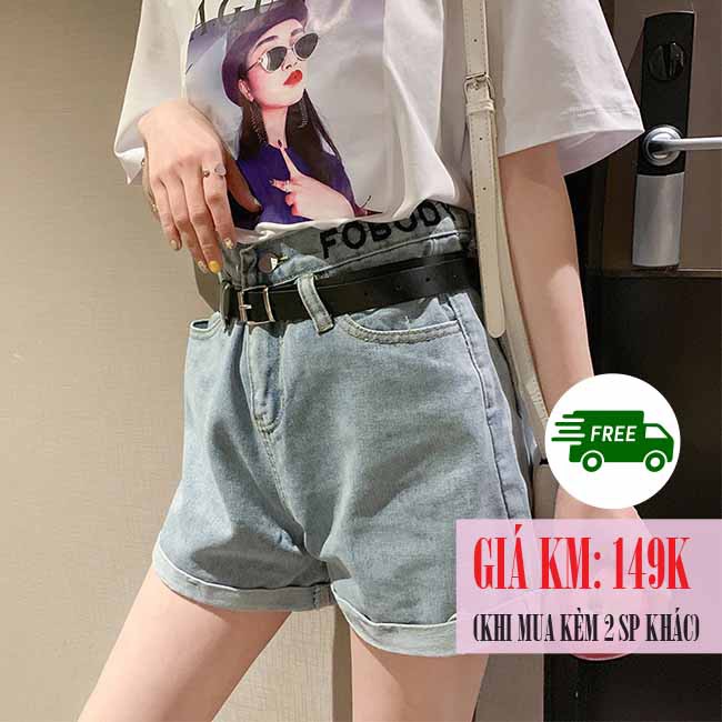[SẴN] Quần shorts jean nữ Ulzzang Quảng Châu QNJ23