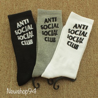 Tất (vớ) Logo ANTI SOCIAL SOCIAL CLUB cổ cao - Ảnh Thật