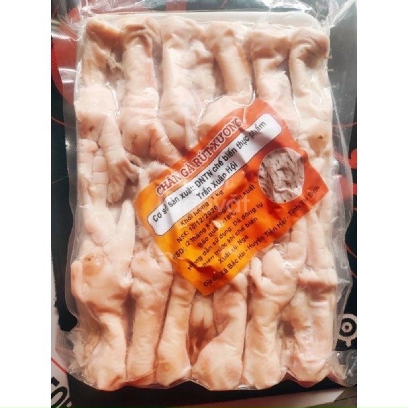 1kg chân gà rút xương Ship HÀ NỘI ❤️GIÁ SỈ❤️ trắng thơm, k hôi chuẩn công ty loại 1