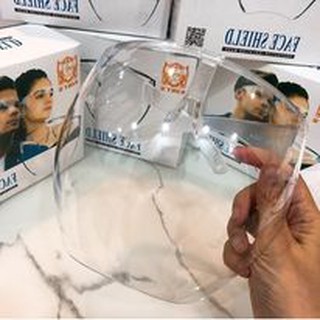 Mắt kính bảo hộ face shield trong suốt chống giọt bắn